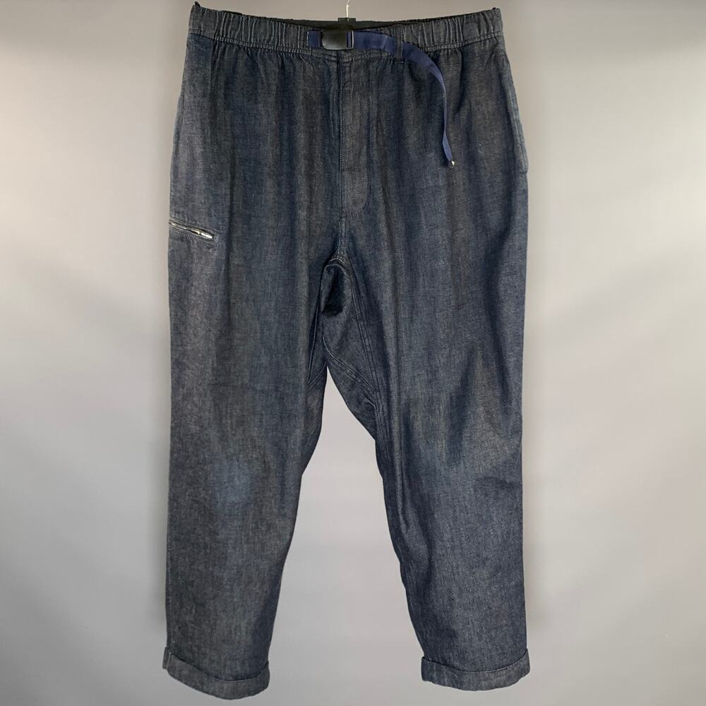 PILGRIM Size L Blue Cotton Baggy Casual Pants